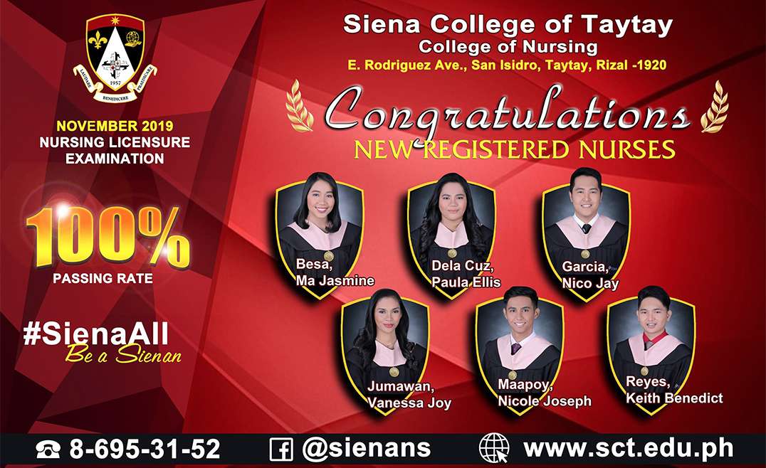 Congratulations to our new registered nurses!