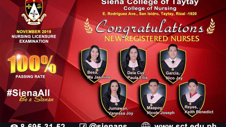 Congratulations to our new registered nurses!