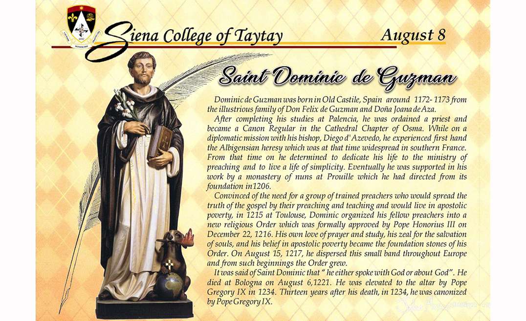 Happy Feast Day, Dominicans!